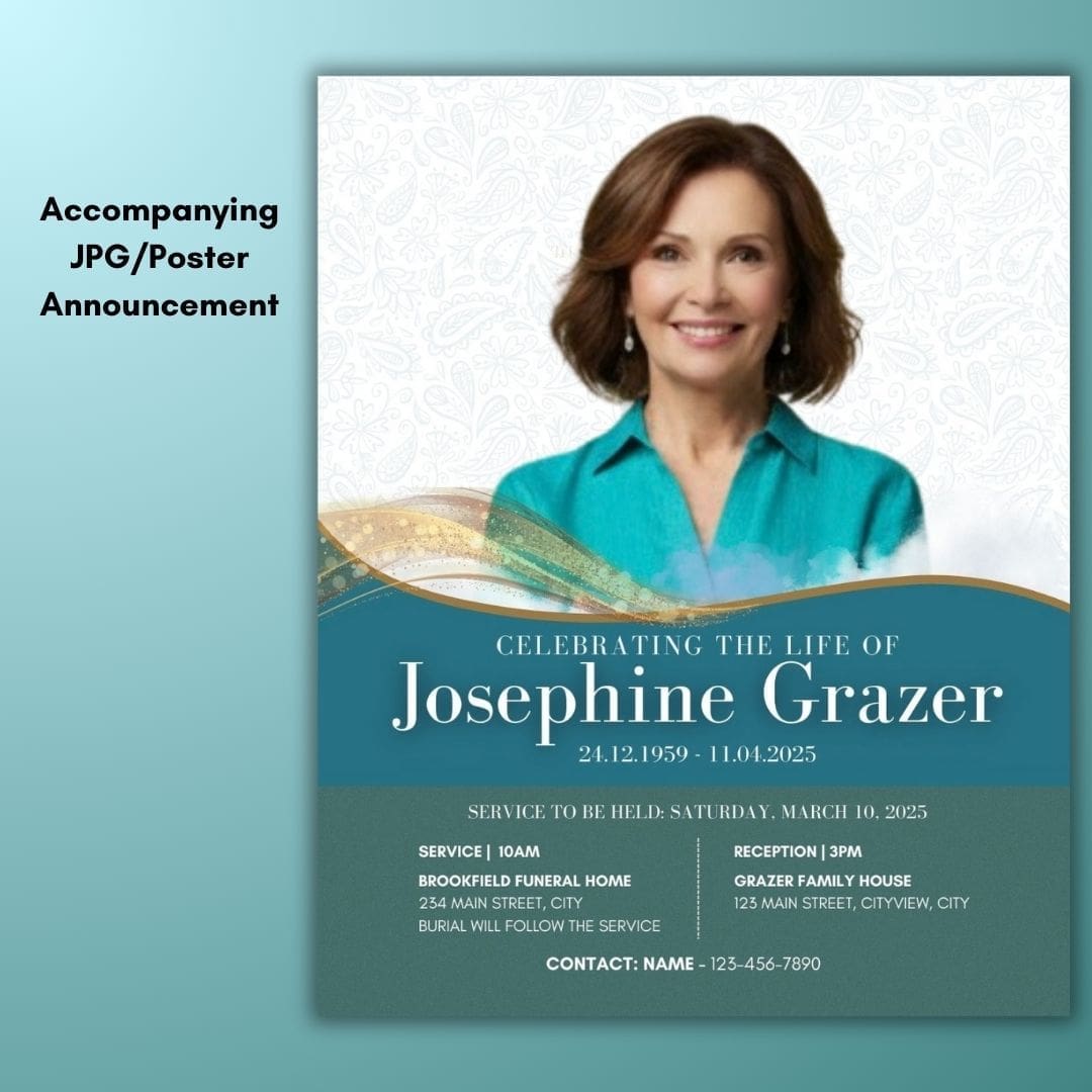 Teal Paisley - Image 3