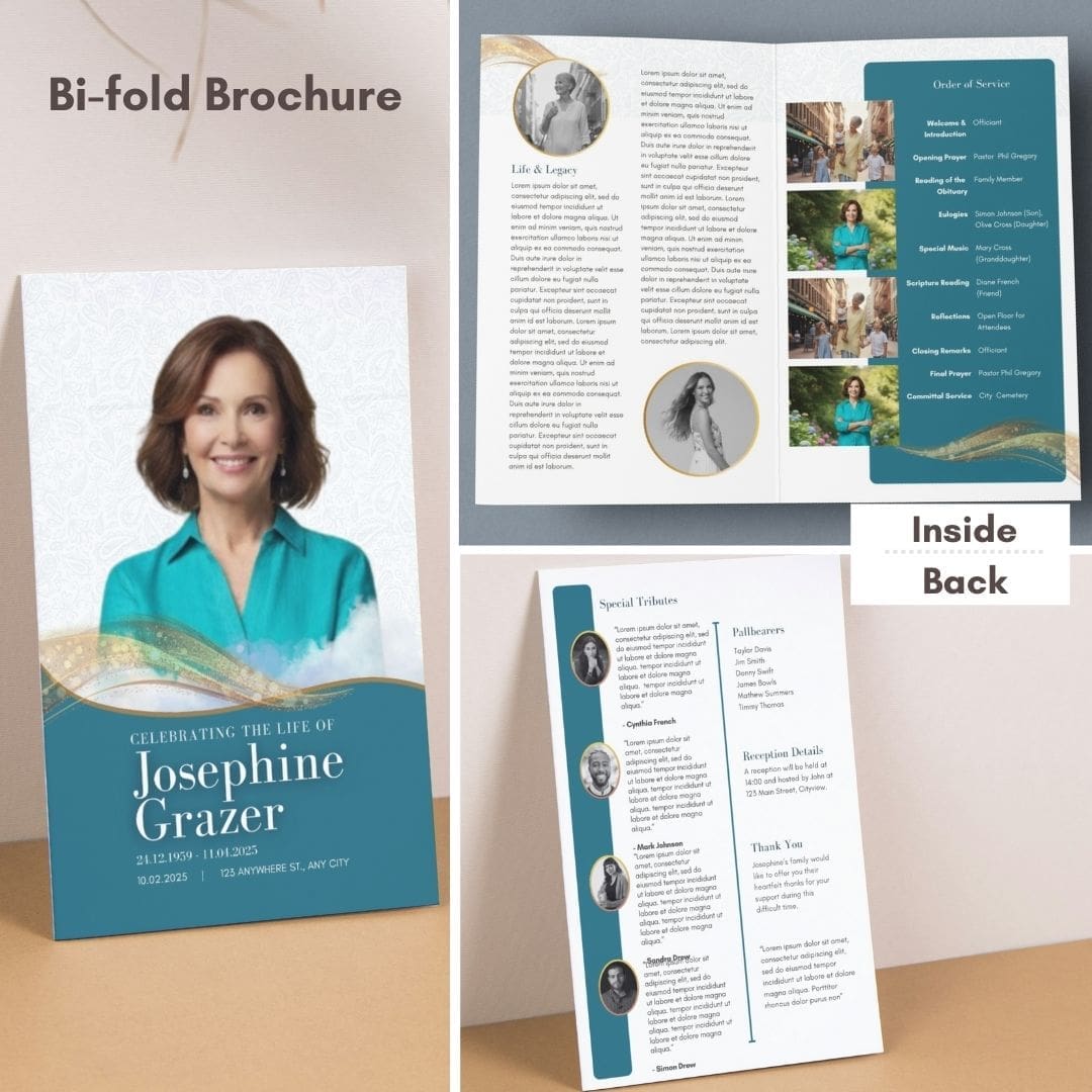 Teal Paisley - Image 4