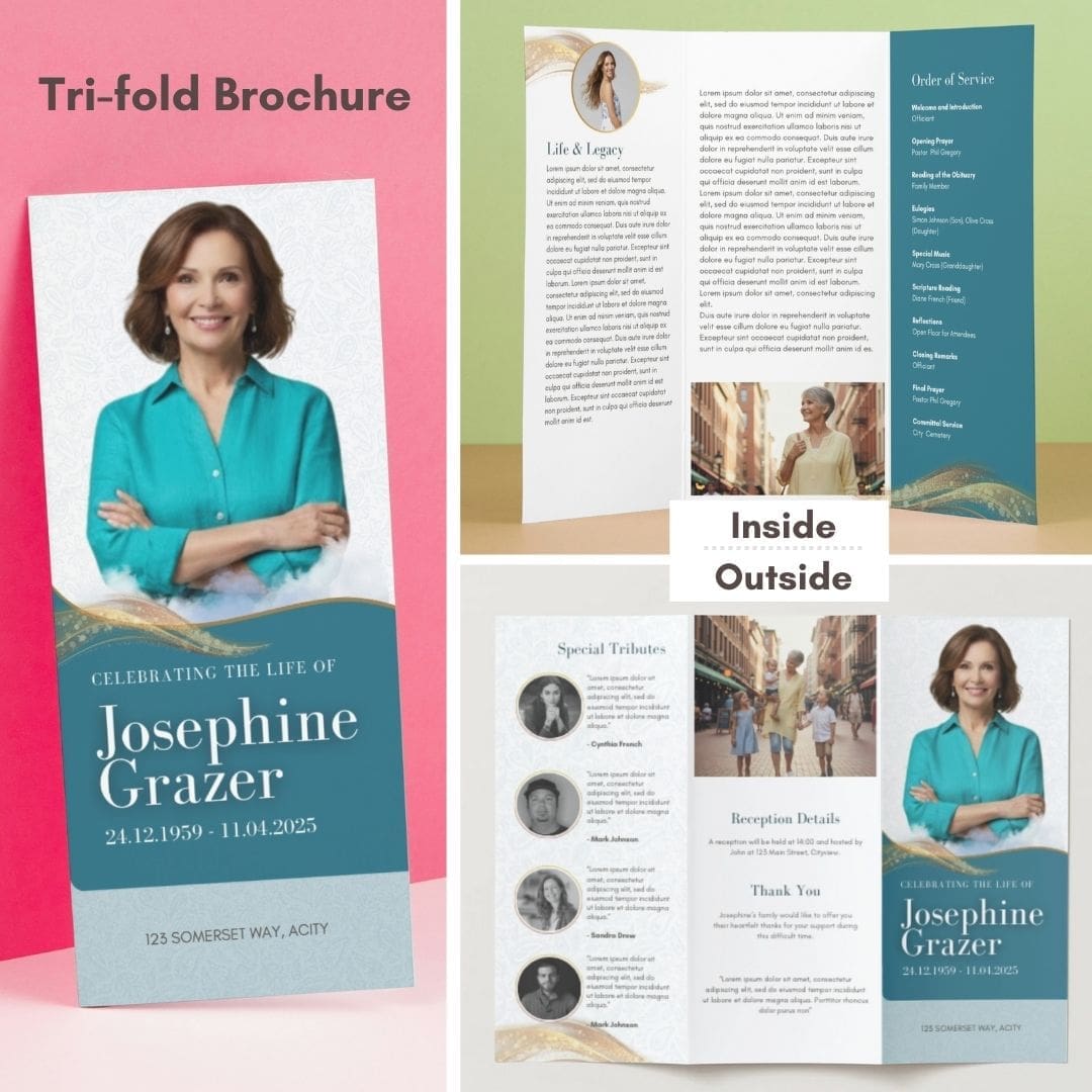 Teal Paisley - Image 7